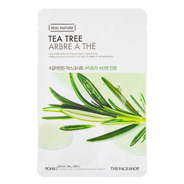 THE FACE SHOP The Face Shop Real Nature Tea Tree Mask Sheet, 1 Count, 1 Count