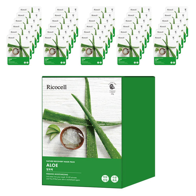 RICOCELL Nature Recovery Mask Pack Aloe