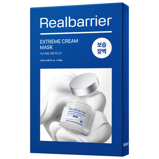 REAL BARRIER  Extreme Cream Mask 27ml, 10 Count, 1 Pack