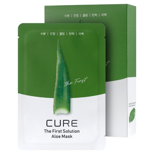 KIMJUNGMOON ALOE  CURE THE FIRST ALOE MASK, 10 COUNT, 1 PACK
