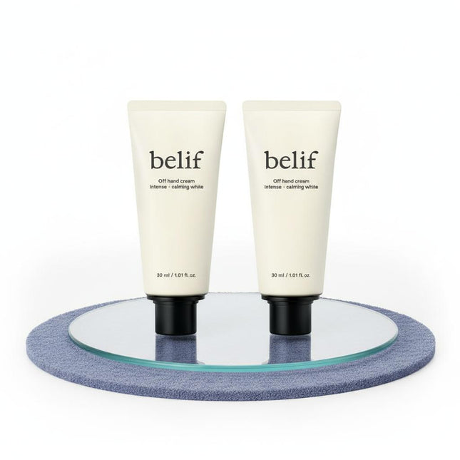 BELIF OFF Hand Cream Calming White 30ml Double Set