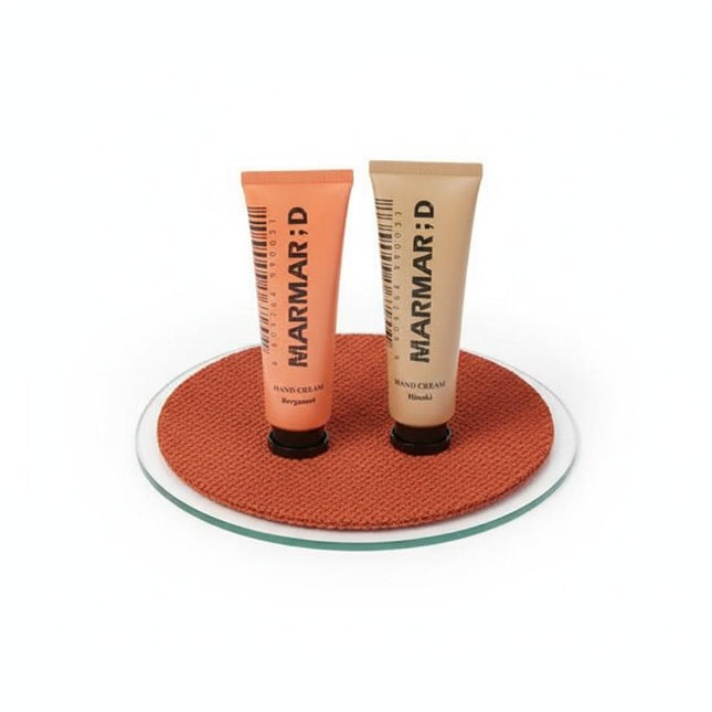 MARMARDI Triple Hand Cream Set Bergamot, Hinoki, Green Rose