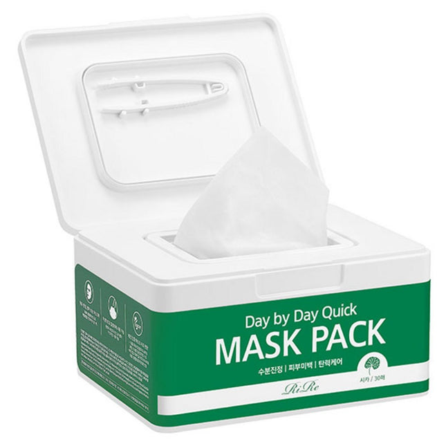 RIRE  Day By Day Quick Mask Pack Cica, 30 Counts, 1 Piece
