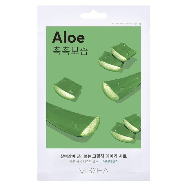 MISSHA  Airy Fit Sheet Mask Aloe, 1 Sheet, 1 Count