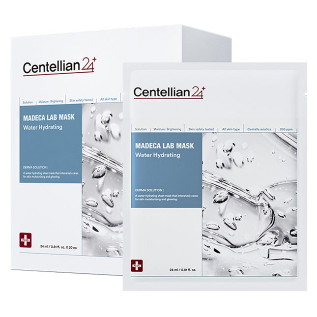 CENTELLIAN24 Madeca Lab Mask Water Hydrating 24ml, 20 Count, 1 Pack