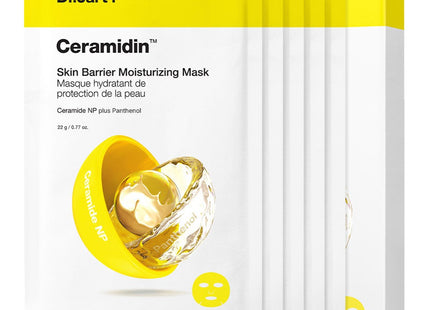 DR.JART+  Ceramidin Skin Barrier Moisturizing Mask 22g, 5 Sheets, 1 Pack