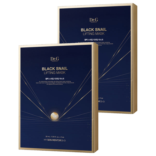 DR.G  Black Snail Lifting Mask 5ea (2 Packs)