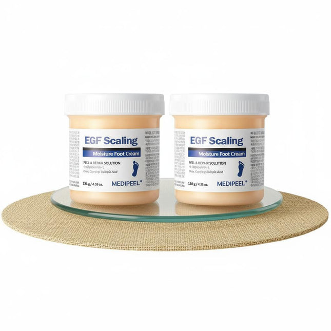 MEDI-PEEL EGF Scaling Moisture Foot Cream 130g + 130g Double Set