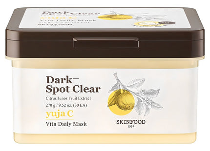 SKINFOOD  Yuja C Daily Mask 270g, 30ea, 1 Pack