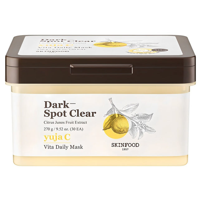 SKINFOOD  Yuja C Daily Mask 270g, 30ea, 1 Pack