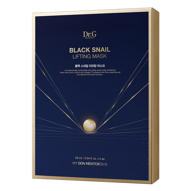 DR.G  Black Snail Lifting Mask, 5 pcs, 1 Count