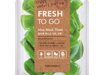 TONYMOLY Fresh To Go Aloe Mask Sheet, 1 count, 1 count