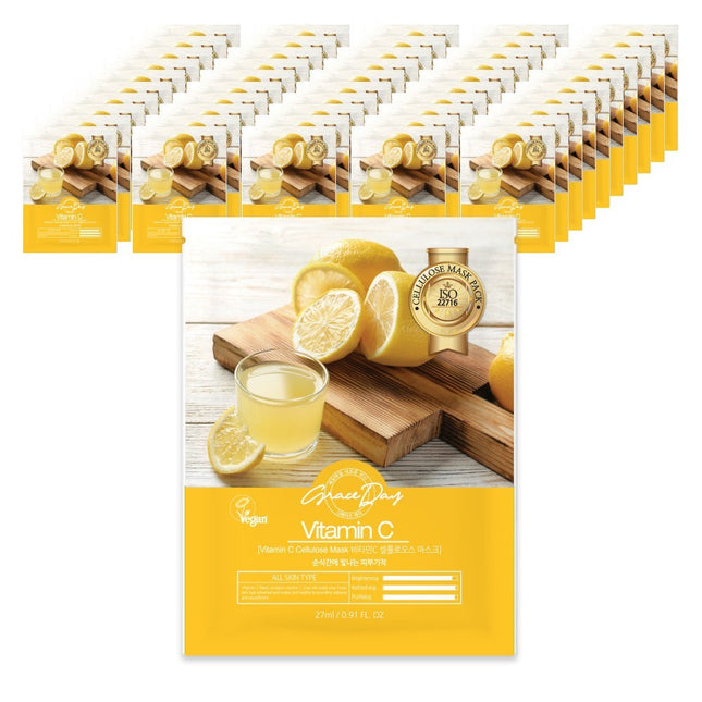 GRACEDAY  Vitamin C Mask Pack, 100 Count, 1 Pack