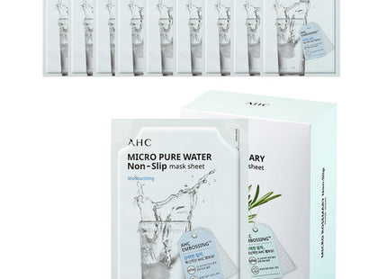 AHC  Micro Pure Water Mask Sheet 33ml, 10 Count, 1 Pack