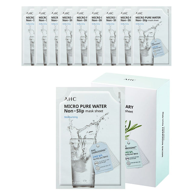 AHC  Micro Pure Water Mask Sheet 33ml, 10 Count, 1 Pack