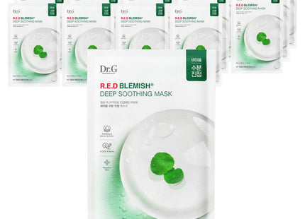 DR.G  RED BLEMISH DEEP SOOTHING MASK 280g 10ea 2pack