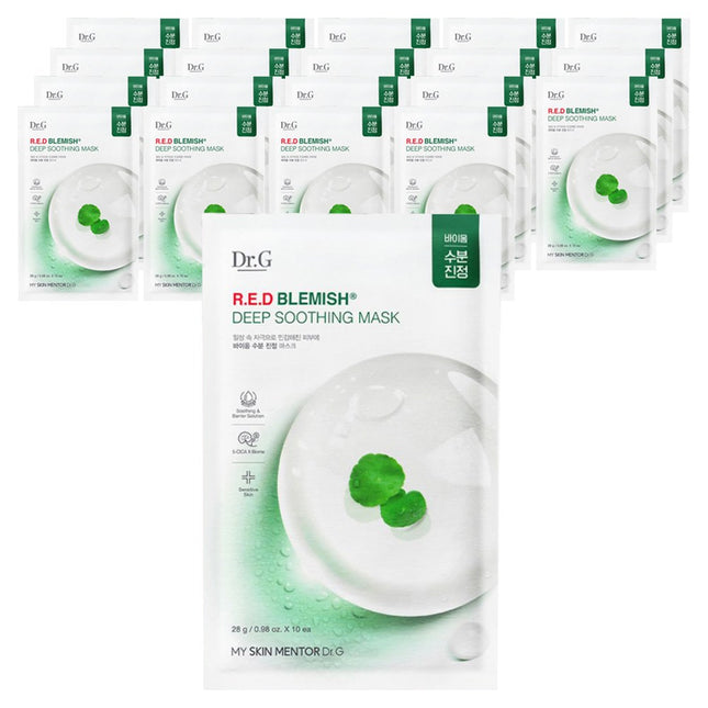 DR.G  RED BLEMISH DEEP SOOTHING MASK 280g 10ea 2pack