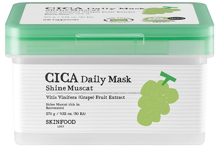 SKINFOOD  Shine Muscat Cicadaily Mask 270g, 30 Sheets, 1 Pack