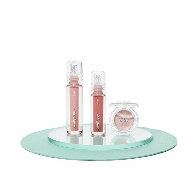 ETUDE OVER GLOWY GLOSS 28g GLOWY LIP BALM GIFT SETINDIVIDUAL