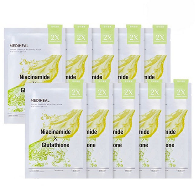 MEDIHEAL  Derma Synergy Wrapping Mask Spot-Brightening 10 Sheets