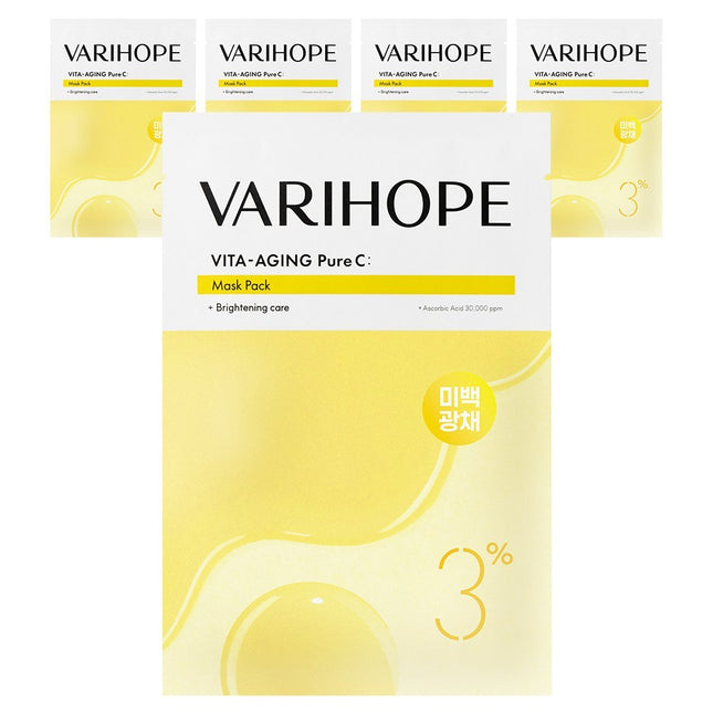 VERYHOP  Vita Aging Pure C Mask Pack 5ea 1pack