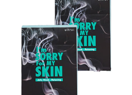 I'M SORRY FOR MY SKIN Soothing, Moisturizing, Relaxing Jelly Mask Pack 20 Sheets, 10 Count, 2 Packs