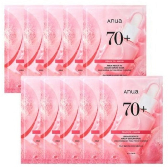 ANUA  Peach 70 Niacin Serum Mask 25g, 10ea