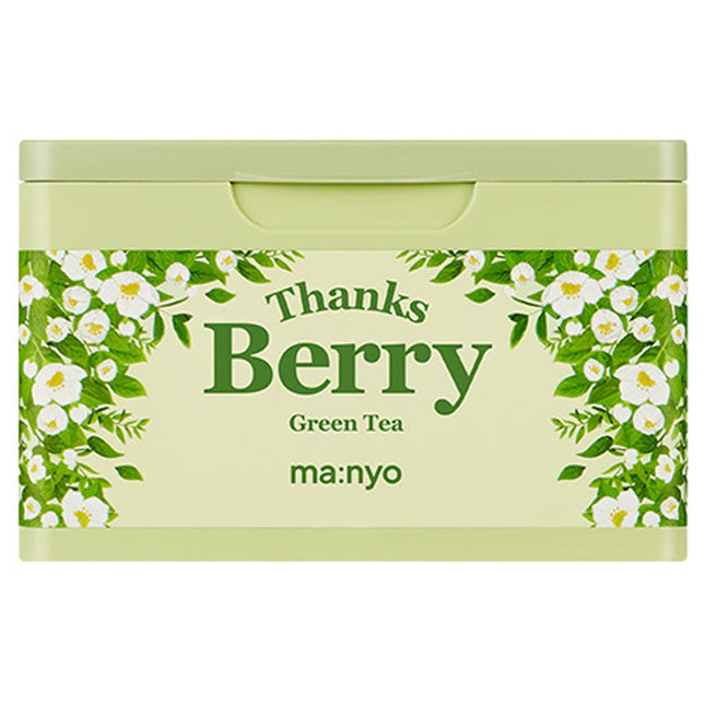 MANYO FACTORY  Thank You Berry Green Tea Mask Sheet, 30 Sheets, 1 Pack