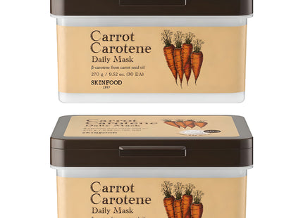 SKINFOOD  Carrot Carotene Daily Mask, 30 Count, 2 Pack