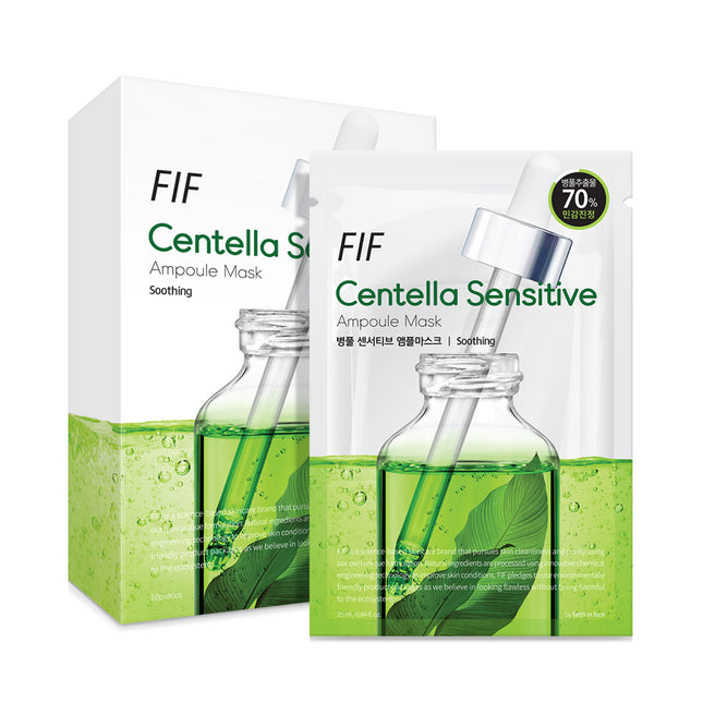 FIF Centella Sensitive Ampoule Mask Pack 10ea 1pack