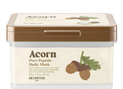 SKINFOOD  Acorn Pore Peptide Daily Mask 270g 30ea