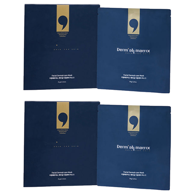 DERMAESTHETICS  Facial Dermal Care Mask 4 Count Pack of 2