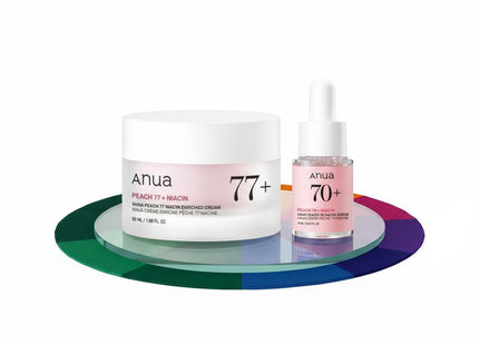 ANUA Peach 77 Niacin Enriched Cream 50ml + Peach Serum 10ml