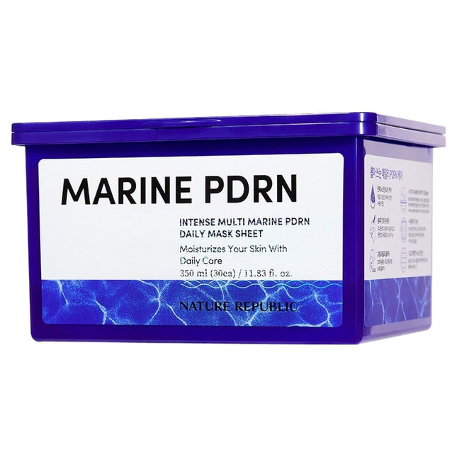 NATURE REPUBLIC  INTENSE MULTI MARINE PDRN DAILY MASK SHEET, 30 SHEETS, 1 PACK