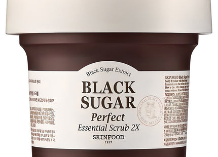 SKINFOOD  Black Sugar Perfect Essential Scrub 2X, 210g, 1 count