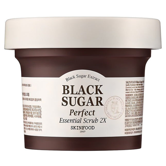 SKINFOOD  Black Sugar Perfect Essential Scrub 2X, 210g, 1 count
