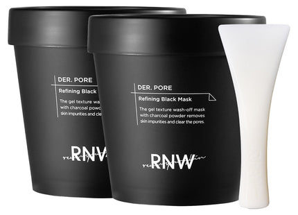 RNW The Pore Refining Black Mask, 1 Pack, 2 Sheets