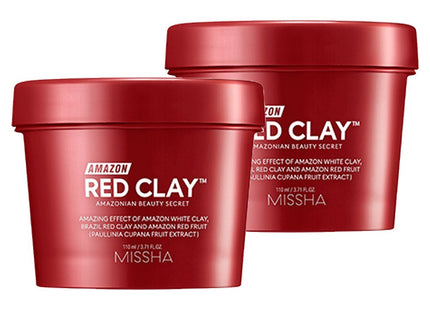 MISSHA  Amazon Red Clay Pore Mask 110ml, 2 Count