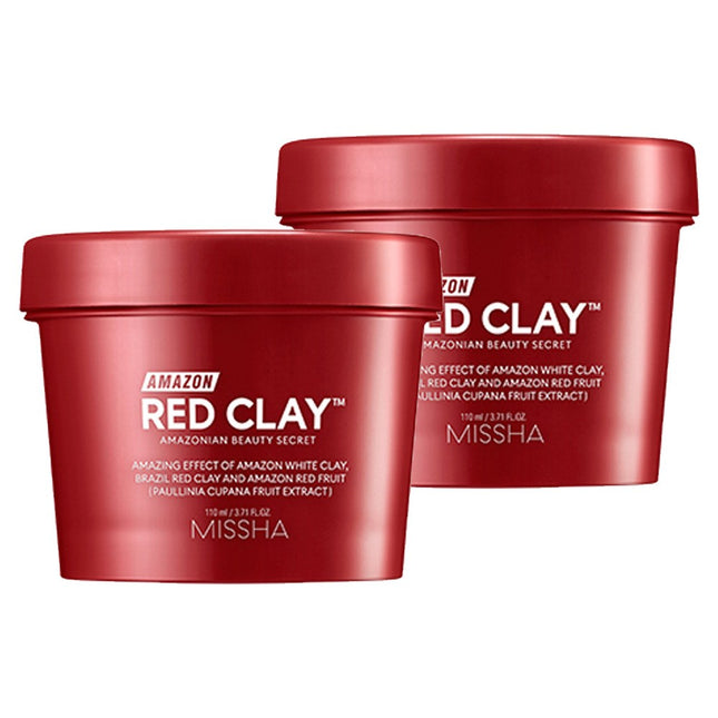 MISSHA  Amazon Red Clay Pore Mask 110ml, 2 Count