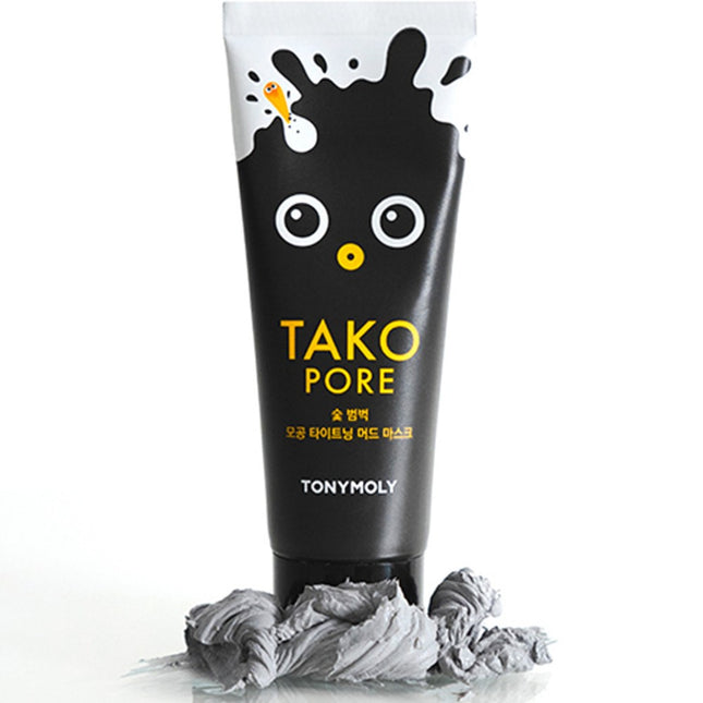 TONYMOLY  Tako Pore Charcoal Black Head Clear Mask, 1 Pack, 1 Count