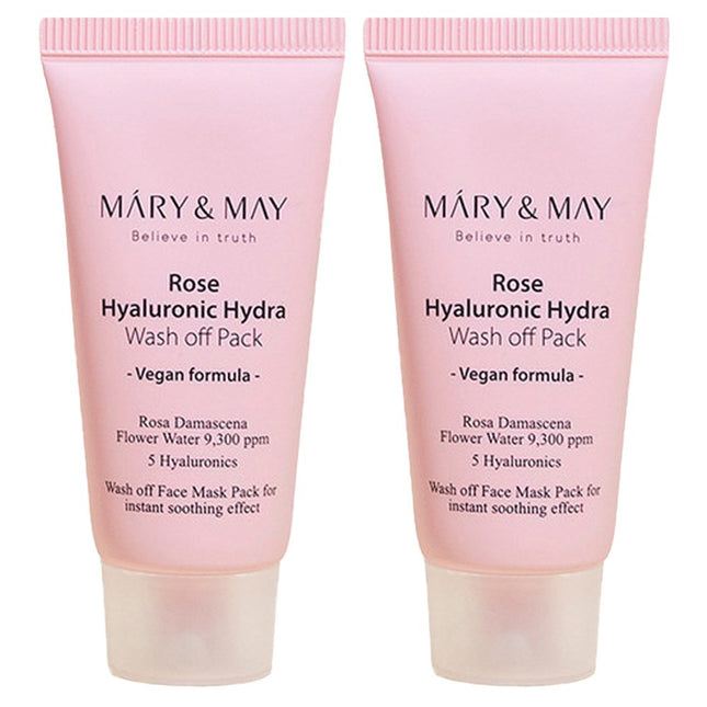 MARIENMAY  Rose Hyaluronic Hydra Wash-off Pack 30g, 2 count