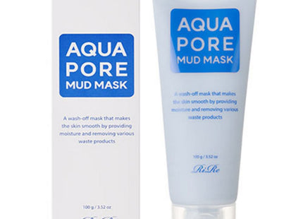 RIRE  Aqua Pore Mud Mask 100g, 1 Count, 1 Pack