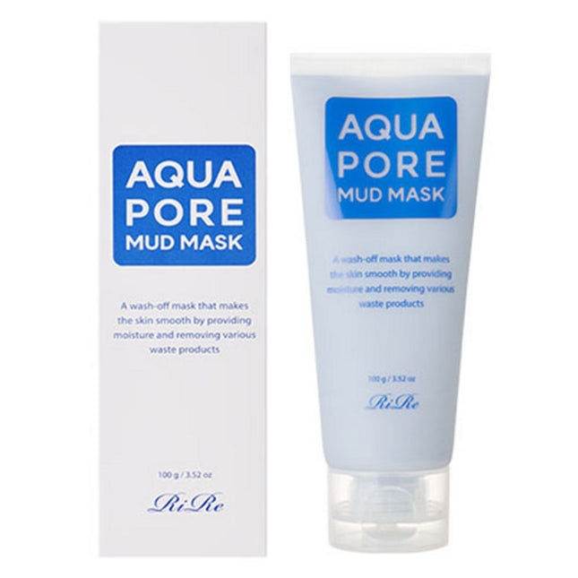 RIRE  Aqua Pore Mud Mask 100g, 1 Count, 1 Pack