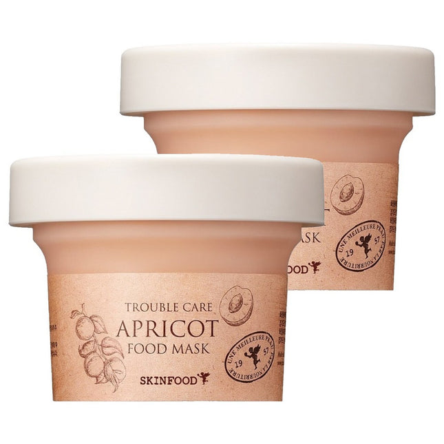 SKINFOOD  Apricot Food Mask 120g 1 count, 2 items