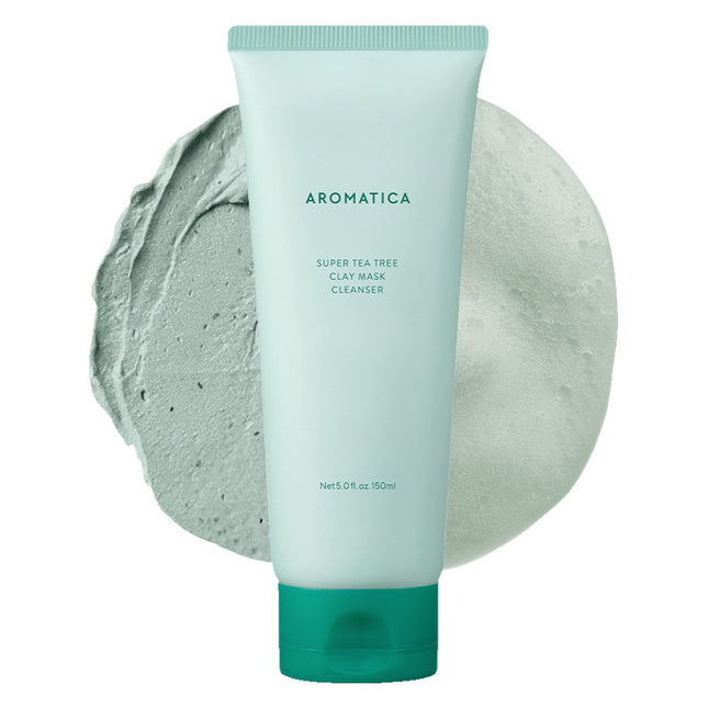 AROMATICA  Super Tea Tree Clay Mask Cleanser 150ml 1 Pack
