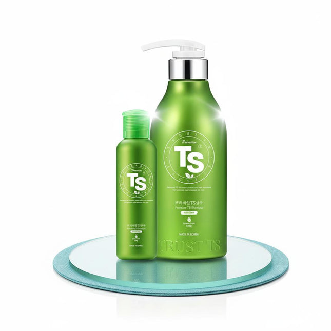 TS PREMIUM SHAMPOO TS Premium Shampoo 500g Bottle + 140g Refill + 10 x 6g Sachets