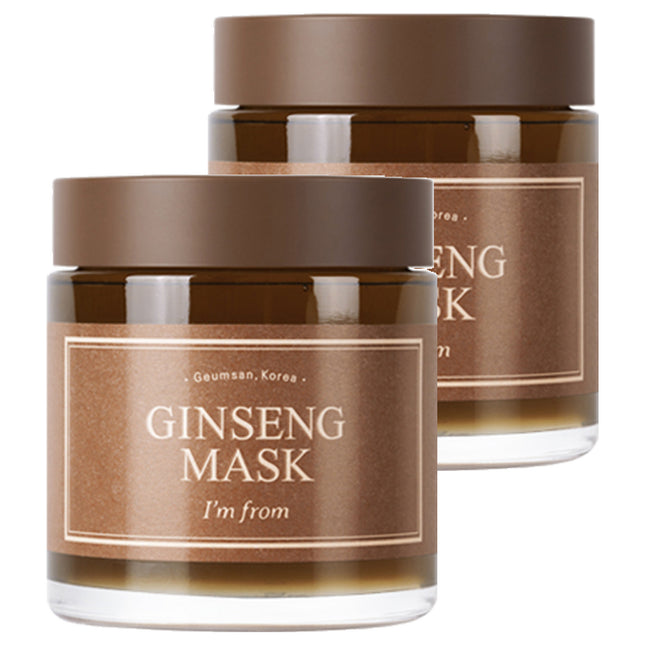 I'M FROM  Ginseng Mask 120g, 1 Count, Set of 2