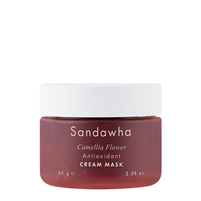 SANDAWHA  Camellia Flower Antioxidant Cream Wash-off Mask 65g, 1 count, 1 pack