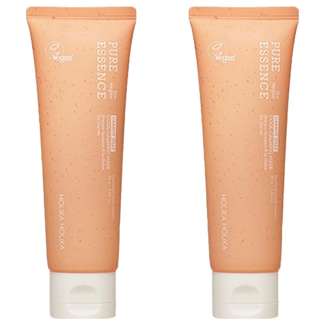 HOLIKA HOLIKA Pure Essence The Vegan Carrot Jelly Cooling Mask, 1ea, 2count