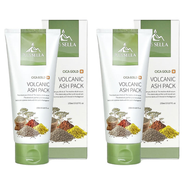 SELLA  CicaGold Volcanic Ash Pack, 1 Pack, 2 Count